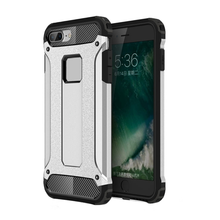 For iPhone 8 Plus Magic Armor TPU + PC Combination Phone Case