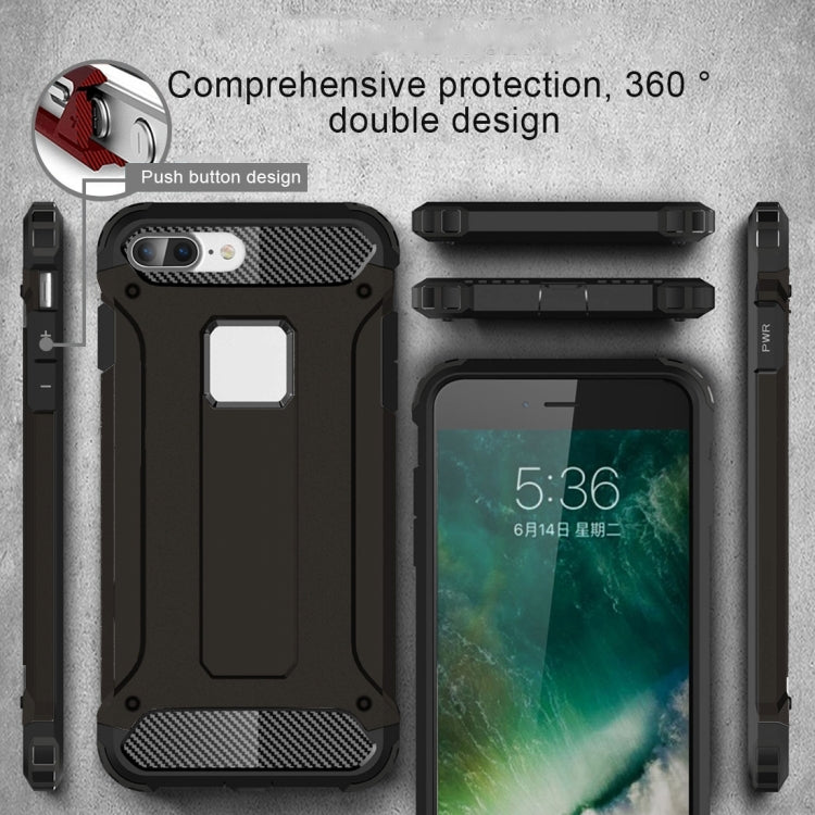 For iPhone 8 Plus Magic Armor TPU + PC Combination Phone Case