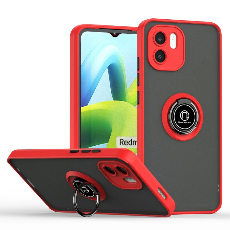 For Xiaomi Redmi A1 Q Shadow 1 Series TPU + PC Phone Case with Ring Holder