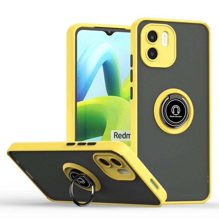 For Xiaomi Redmi A1 Q Shadow 1 Series TPU + PC Phone Case with Ring Holder