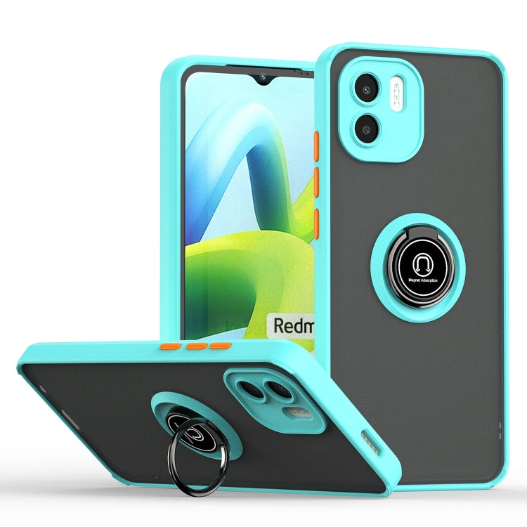 For Xiaomi Redmi A1 Q Shadow 1 Series TPU + PC Phone Case with Ring Holder