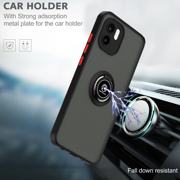 For Xiaomi Redmi A1 Q Shadow 1 Series TPU + PC Phone Case with Ring Holder