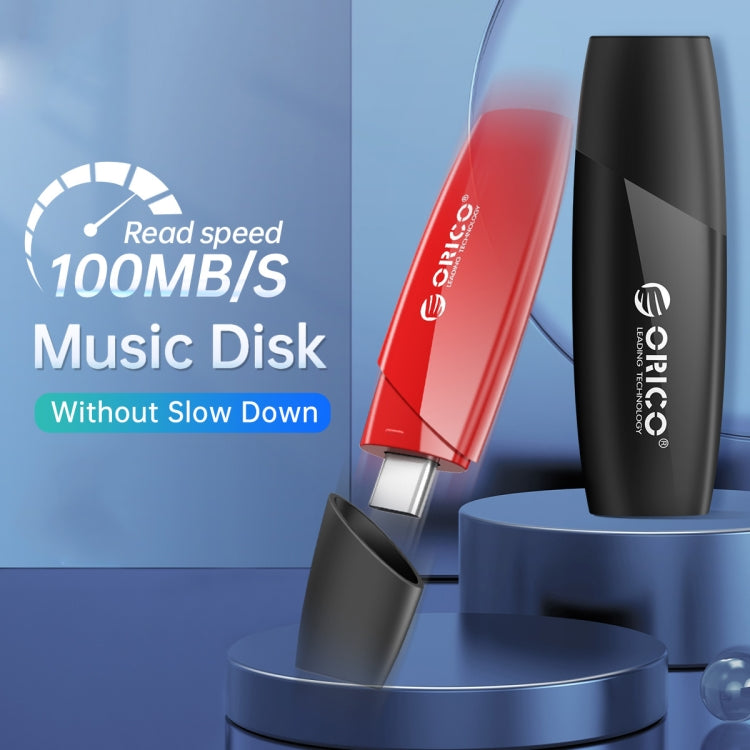 ORCIO USB3.0 U Disk Drive, Read: 100MB/s, Write: 15MB/s, Memory:128GB, Port:USB-A