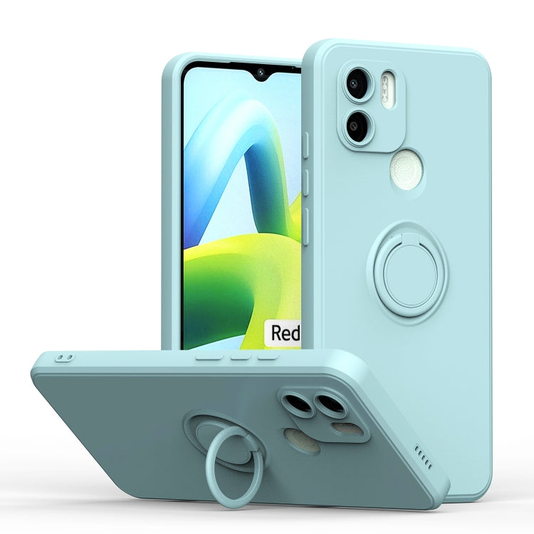 For Xiaomi Redmi A1 Ring Kickstand TPU Silicone Phone Case