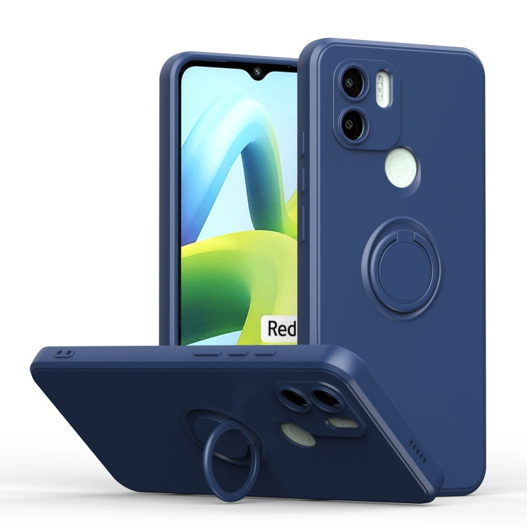 For Xiaomi Redmi A1 Ring Kickstand TPU Silicone Phone Case