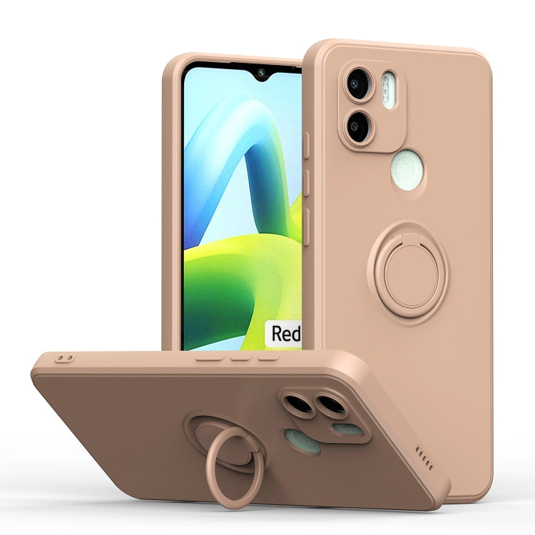 For Xiaomi Redmi A1 Ring Kickstand TPU Silicone Phone Case