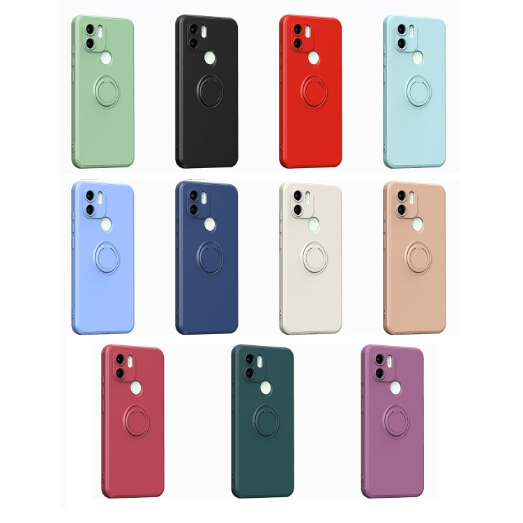 For Xiaomi Redmi A1 Ring Kickstand TPU Silicone Phone Case
