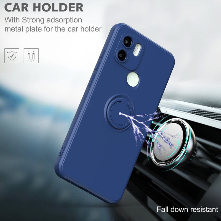 For Xiaomi Redmi A1 Ring Kickstand TPU Silicone Phone Case