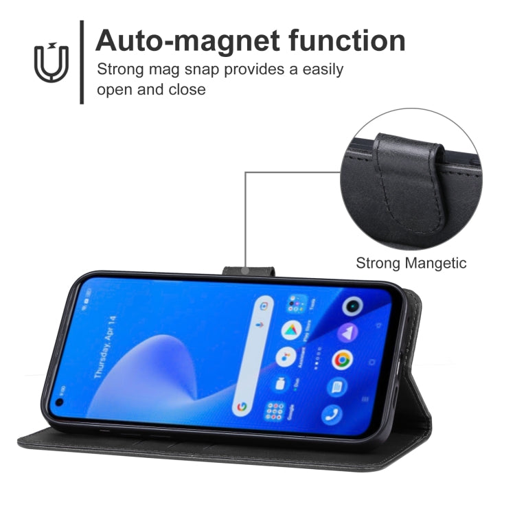 For Realme 10 Pro+ Leather Phone Case