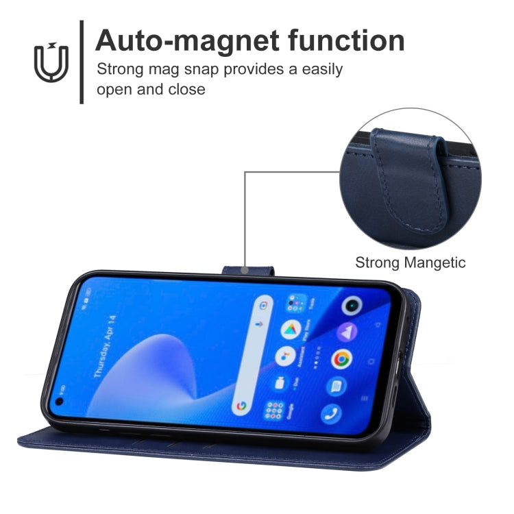 For Realme 10 Pro+ Leather Phone Case