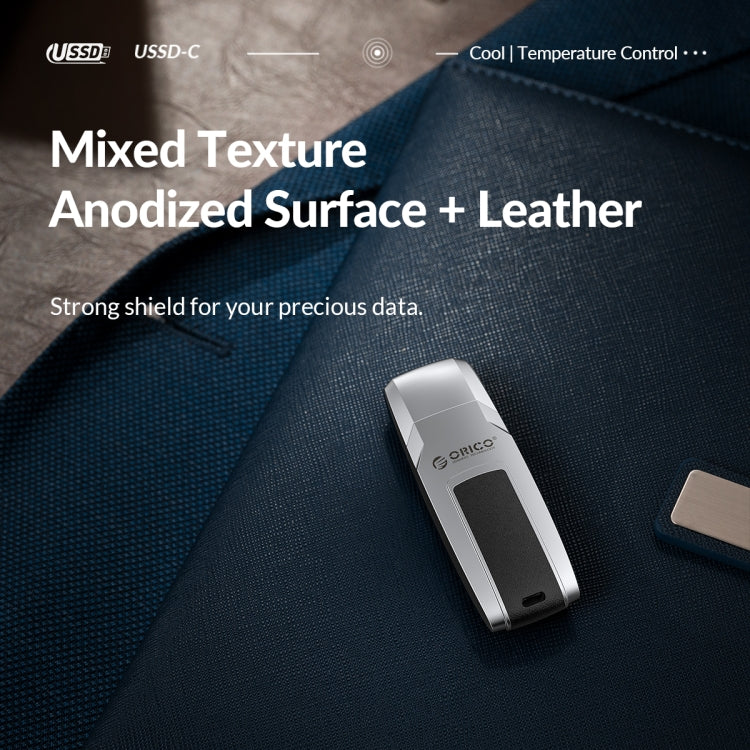 ORICO USB Solid State Flash Drive, Read: 520MB/s, Write: 450MB/s, Memory:256GB, Port:USB-A(Silver)