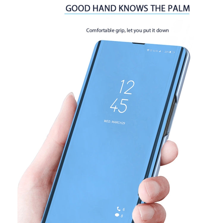 For Honor 70 Plated Mirror Horizontal Flip Leather Phone Case with Holder