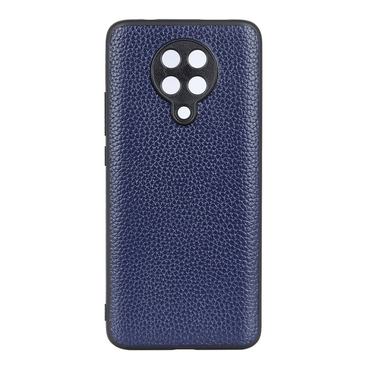 For Xiaomi Redmi K30 Pro Litchi Texture Genuine Leather Folding Protective Case