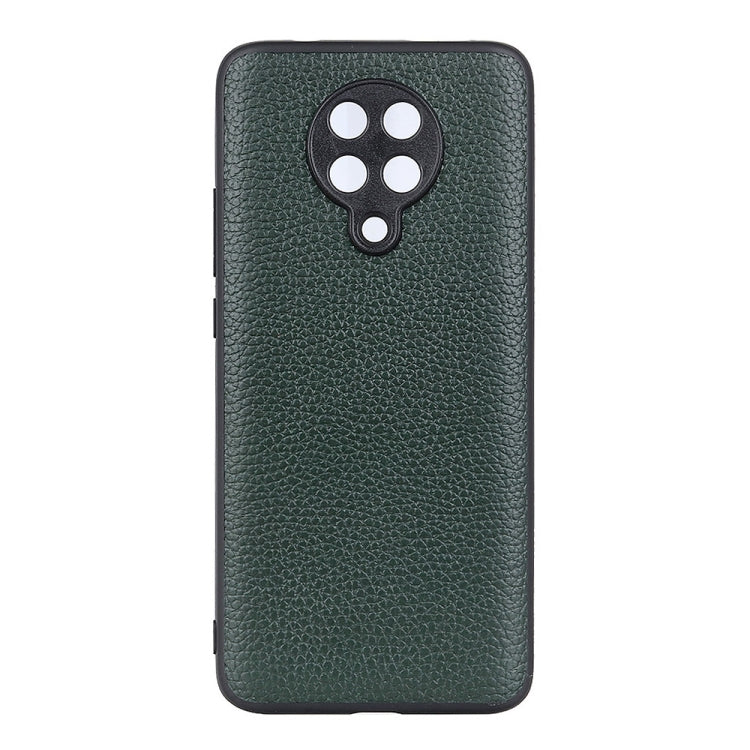 For Xiaomi Redmi K30 Pro Litchi Texture Genuine Leather Folding Protective Case