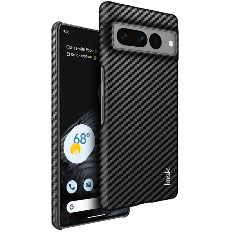 For Google Pixel 7 Pro 5G imak Ruiyi Series Carbon Fiber PU + PC Phone Case