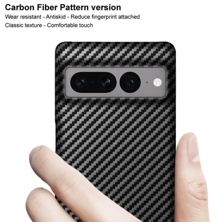 For Google Pixel 7 Pro 5G imak Ruiyi Series Carbon Fiber PU + PC Phone Case