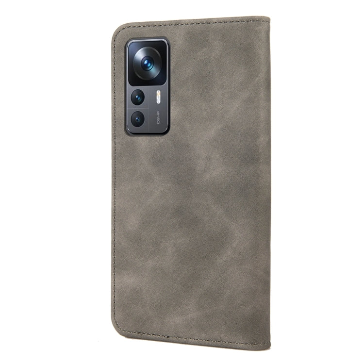 For Xiaomi 12T / 12T Pro / Redmi K50 Ultra Skin Feel Splicing Leather Phone Case