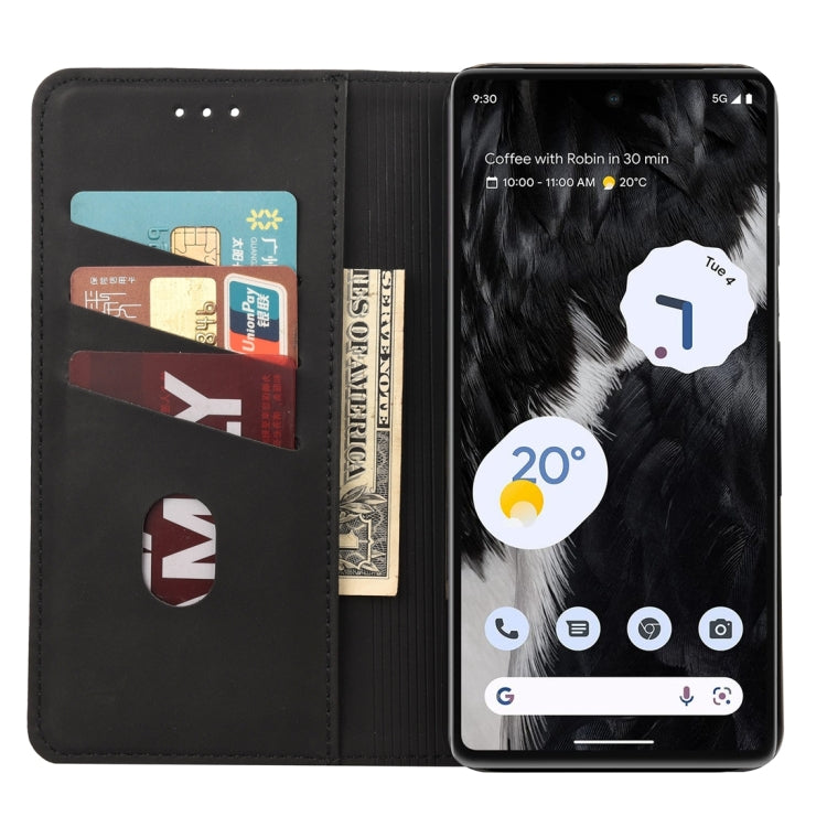 For Google Pixel 7 5G Skin Feel Splicing Leather Phone Case