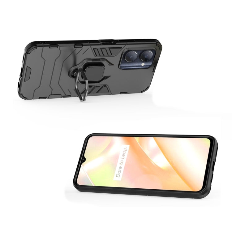 For Realme C33 4G Magnetic Ring Holder PC + TPU Phone Case