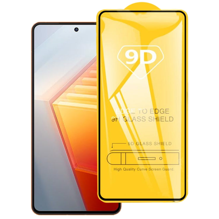 For vivo iQOO 11 / iQOO 11 Pro 9D Full Glue Full Screen Tempered Glass Film