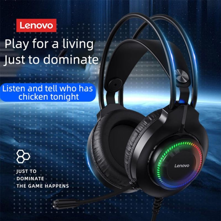 Lenovo Thinkplus G20-B 7.1 Channel Game Music Wired Headset, Cable Length: 2.2m(Black)