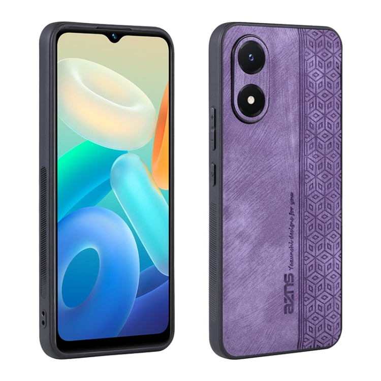 For vivo Y02s 4G / Y16 4G AZNS 3D Embossed Skin Feel Phone Case