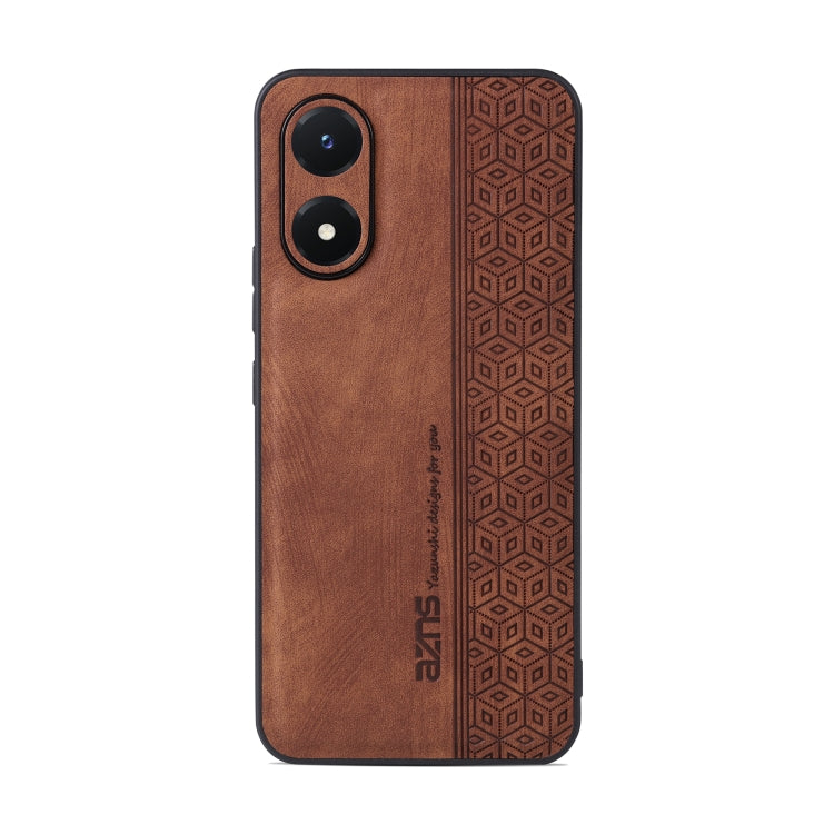 For vivo Y02s 4G / Y16 4G AZNS 3D Embossed Skin Feel Phone Case