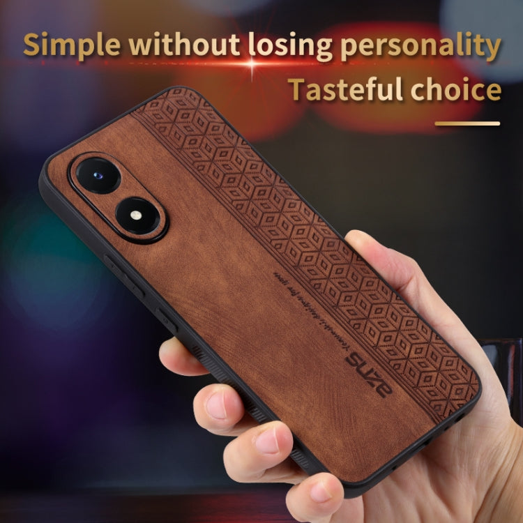 For vivo Y02s 4G / Y16 4G AZNS 3D Embossed Skin Feel Phone Case