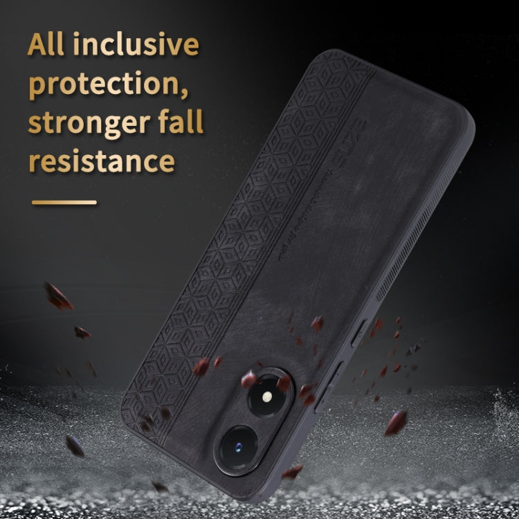 For vivo Y02s 4G / Y16 4G AZNS 3D Embossed Skin Feel Phone Case