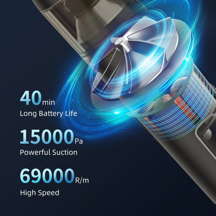 F35 15000Pa Cordless Handheld Car Vacuum Cleaner