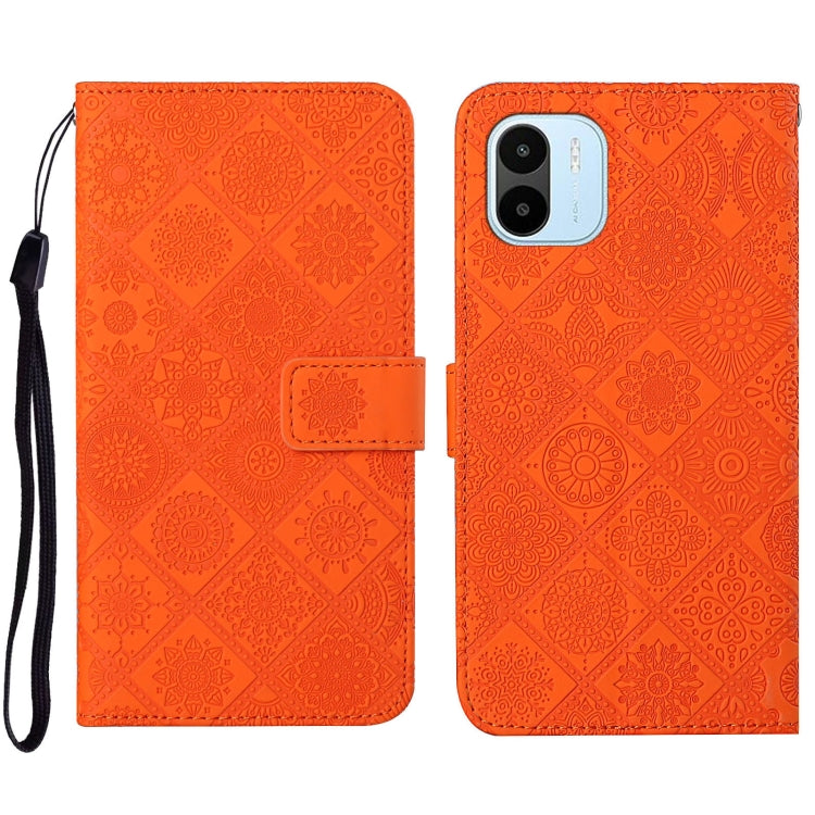 For Xiaomi Redmi A1 Ethnic Style Embossed Pattern Leather Phone Case