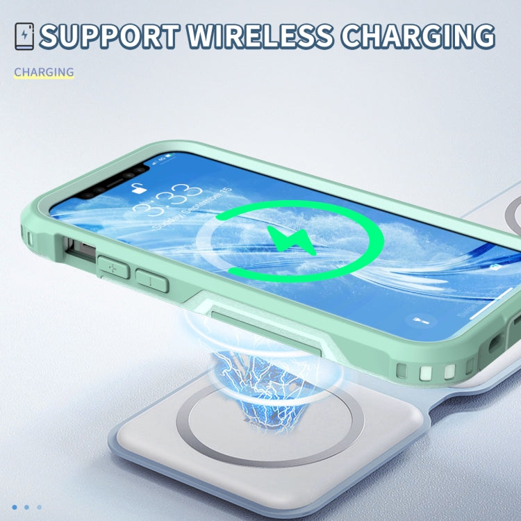 For iPhone 12 3 in 1 PC + TPU Shockproof Phone Case