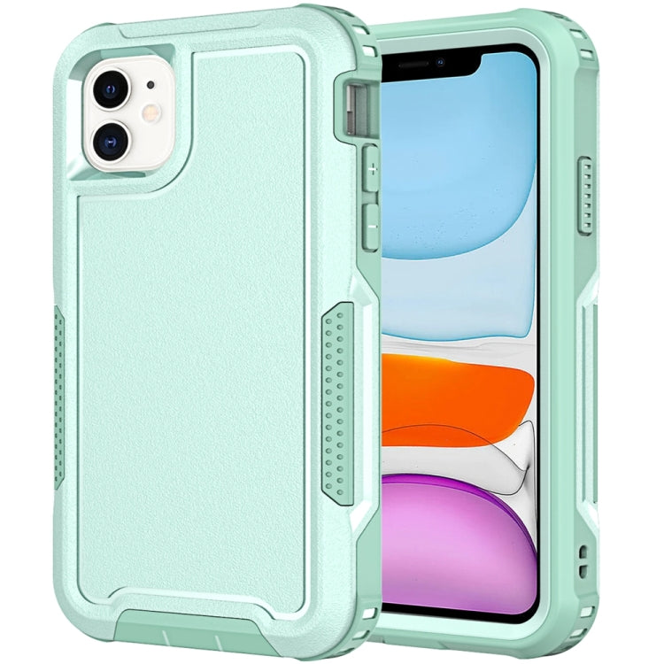 For iPhone 11 3 in 1 PC + TPU Shockproof Phone Case