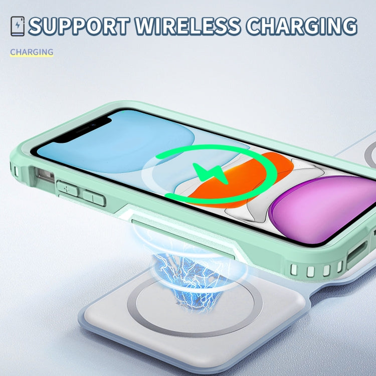 For iPhone 11 3 in 1 PC + TPU Shockproof Phone Case