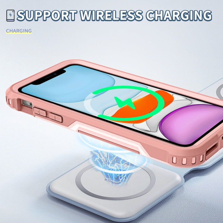 For iPhone 11 3 in 1 PC + TPU Shockproof Phone Case