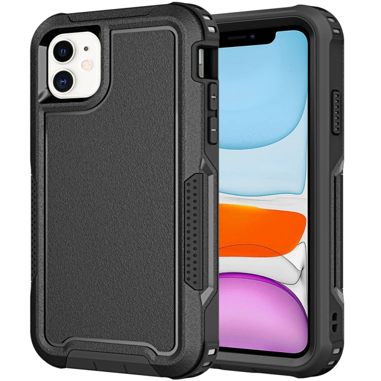 For iPhone 11 3 in 1 PC + TPU Shockproof Phone Case