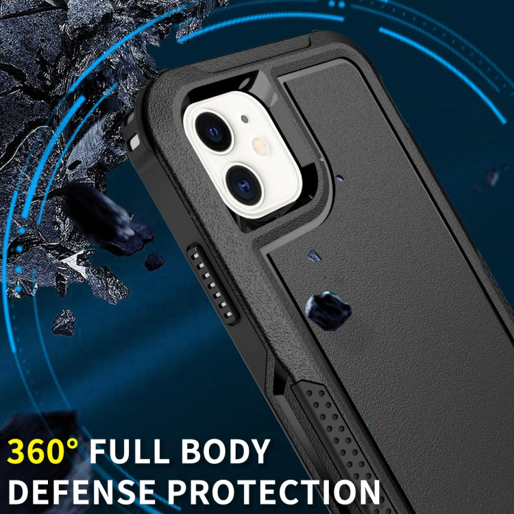 For iPhone 11 3 in 1 PC + TPU Shockproof Phone Case
