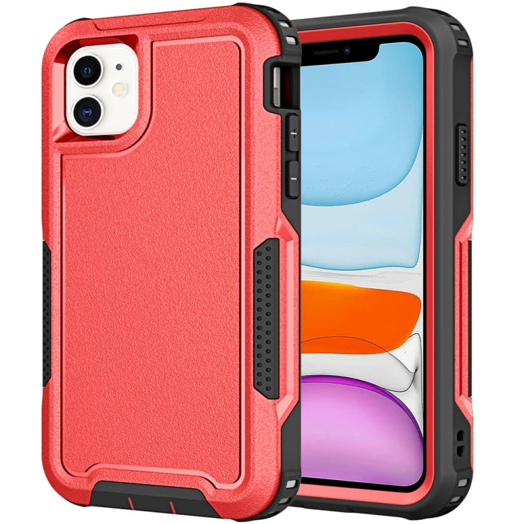 For iPhone 11 3 in 1 PC + TPU Shockproof Phone Case