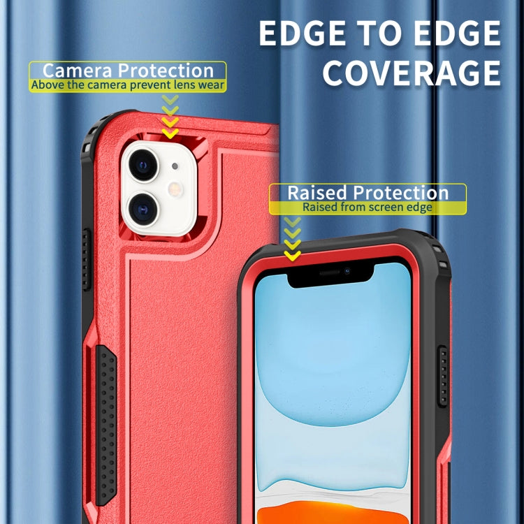 For iPhone 11 3 in 1 PC + TPU Shockproof Phone Case
