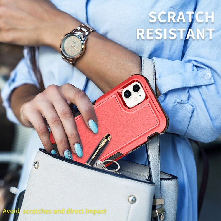 For iPhone 11 3 in 1 PC + TPU Shockproof Phone Case