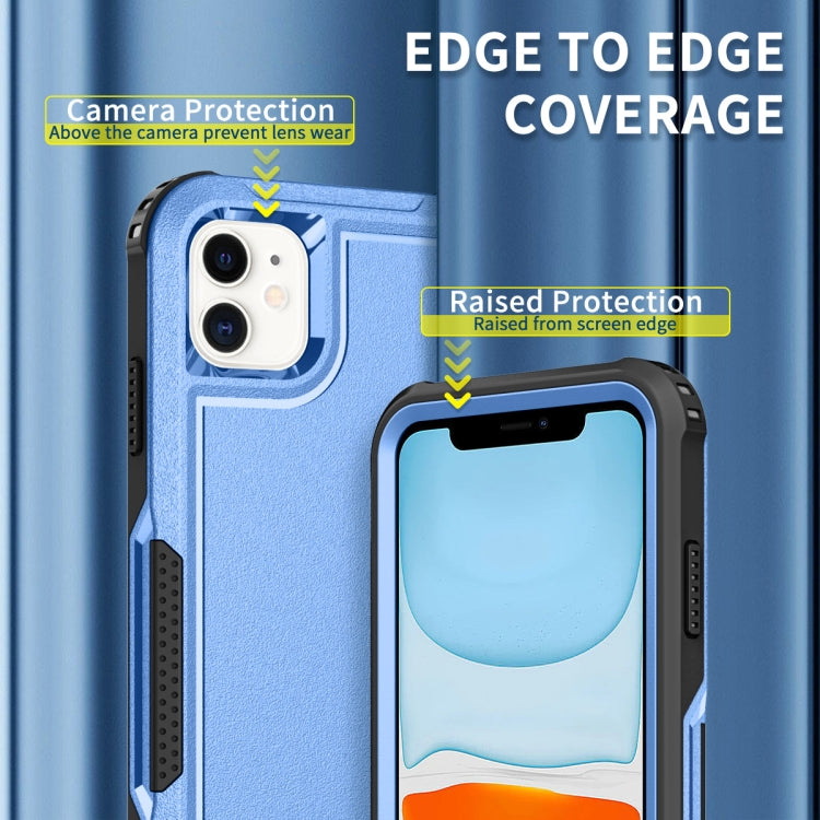 For iPhone 11 3 in 1 PC + TPU Shockproof Phone Case