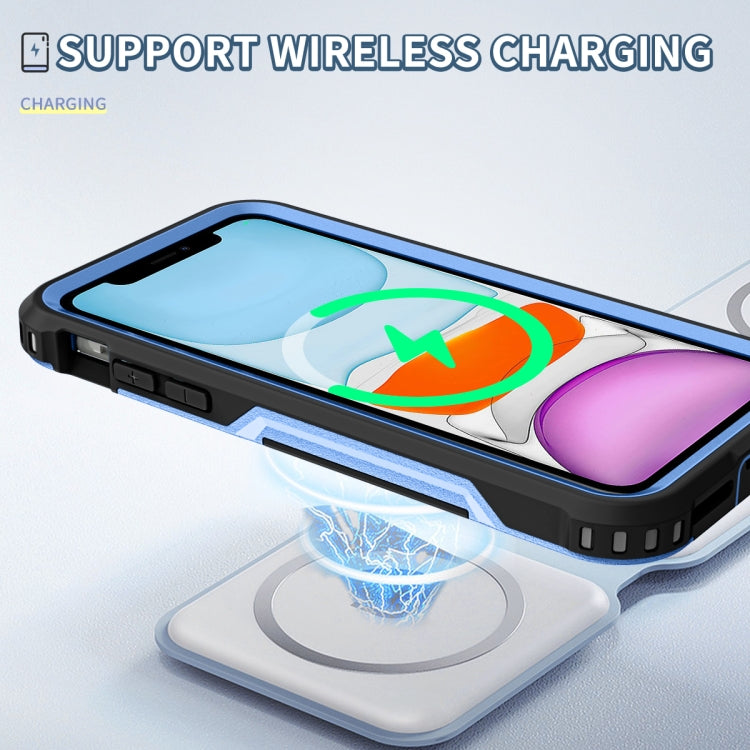 For iPhone 11 3 in 1 PC + TPU Shockproof Phone Case