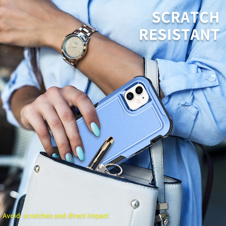 For iPhone 11 3 in 1 PC + TPU Shockproof Phone Case