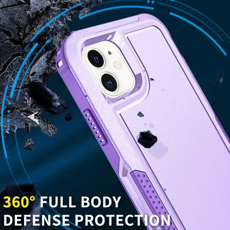 For iPhone 11 3 in 1 PC + TPU Shockproof Phone Case