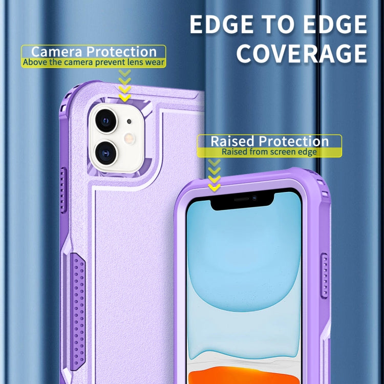 For iPhone 11 3 in 1 PC + TPU Shockproof Phone Case