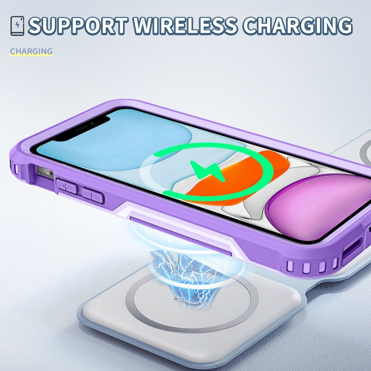 For iPhone 11 3 in 1 PC + TPU Shockproof Phone Case