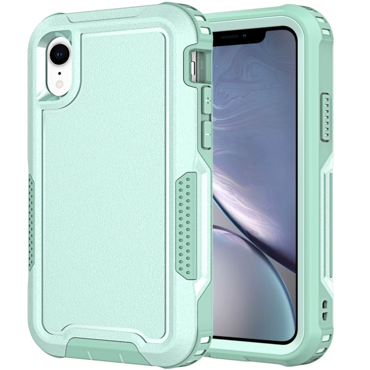 For iPhone XR 3 in 1 PC + TPU Shockproof Phone Case