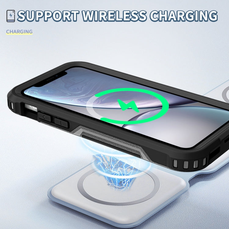 For iPhone XR 3 in 1 PC + TPU Shockproof Phone Case