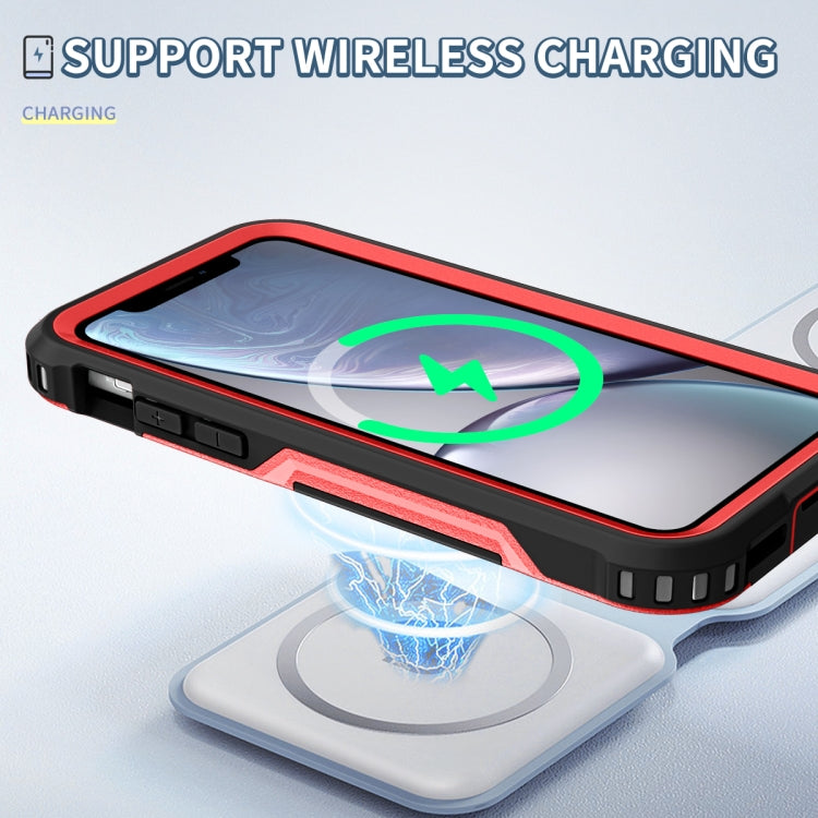 For iPhone XR 3 in 1 PC + TPU Shockproof Phone Case