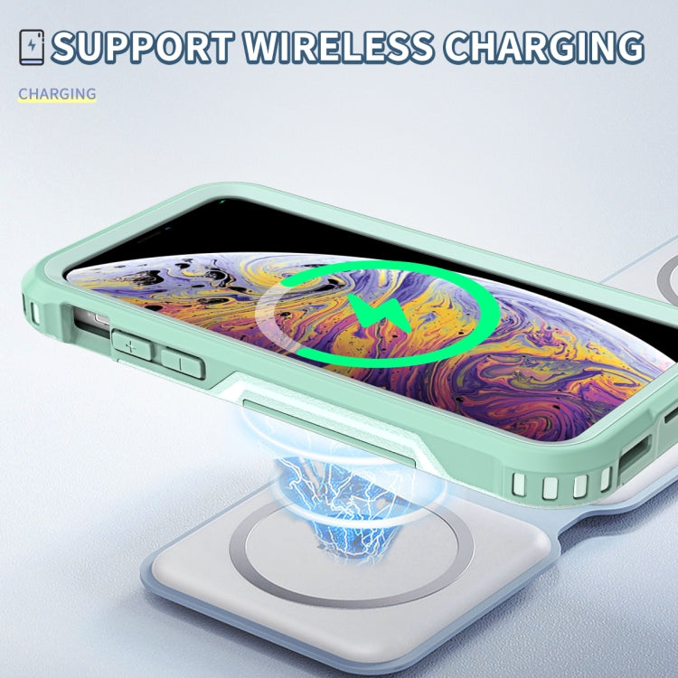 For iPhone XS Max 3 in 1 PC + TPU Shockproof Phone Case